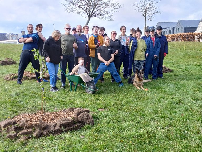 Planting 200 fruit and nut trees in Aberdeen